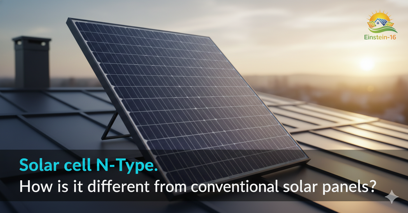 แผงโซลาร์เซลล์ N-Type คืออะไร ต่างจากแผงโซลาร์เซลล์ทั่วไปอย่างไร