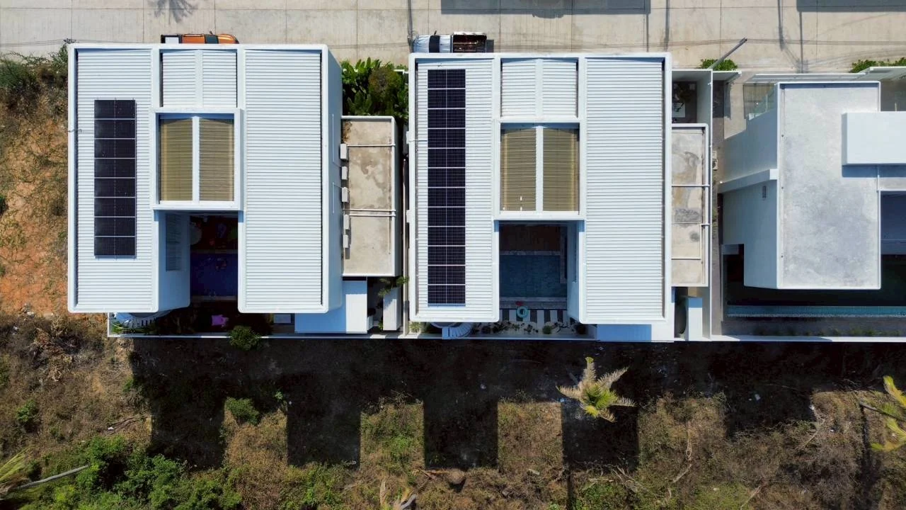 Project solar rooftop Hybrid On-Off Grid Pranmarepool villa